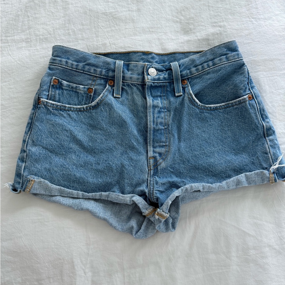 Levi's Blue Jean Shorts Size 27